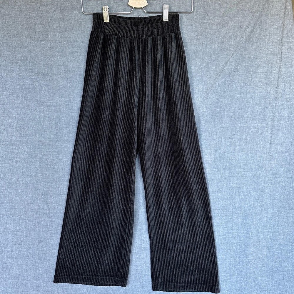 Black Velvet Pants